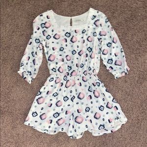 patterned romper